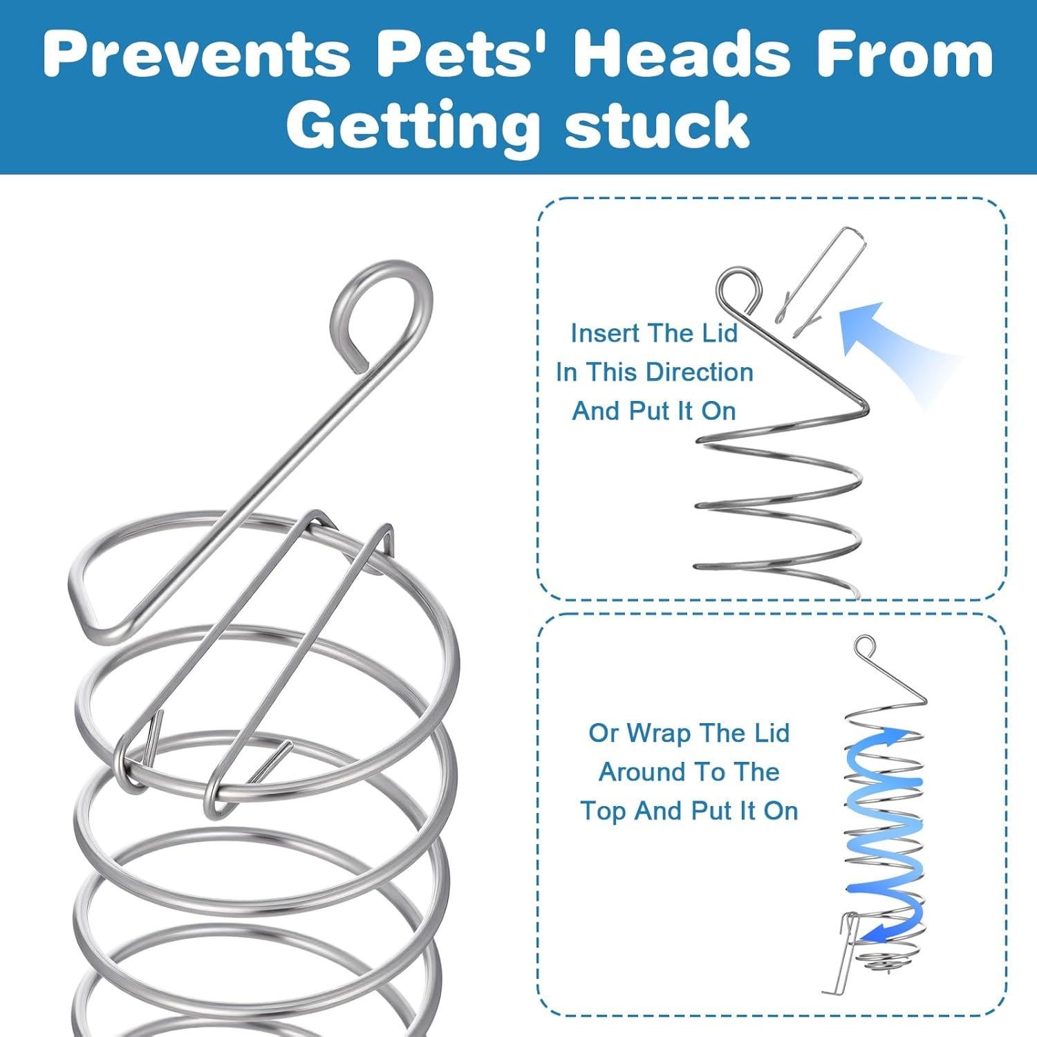 2 Juguetes de Enriquecimiento para Ratas YBEATY Acero Inoxidable