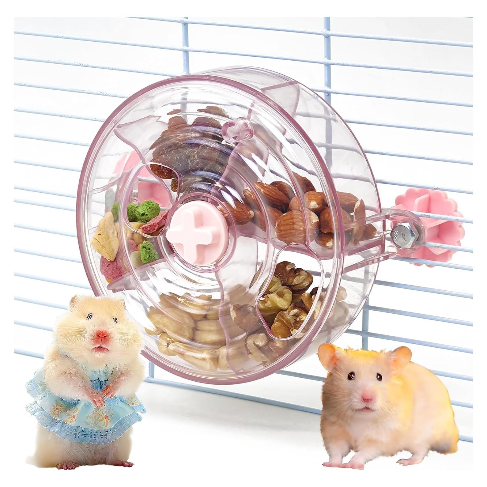 Juguete Interactivo para Ratas VCEPJH Alimentador Lento Rosa