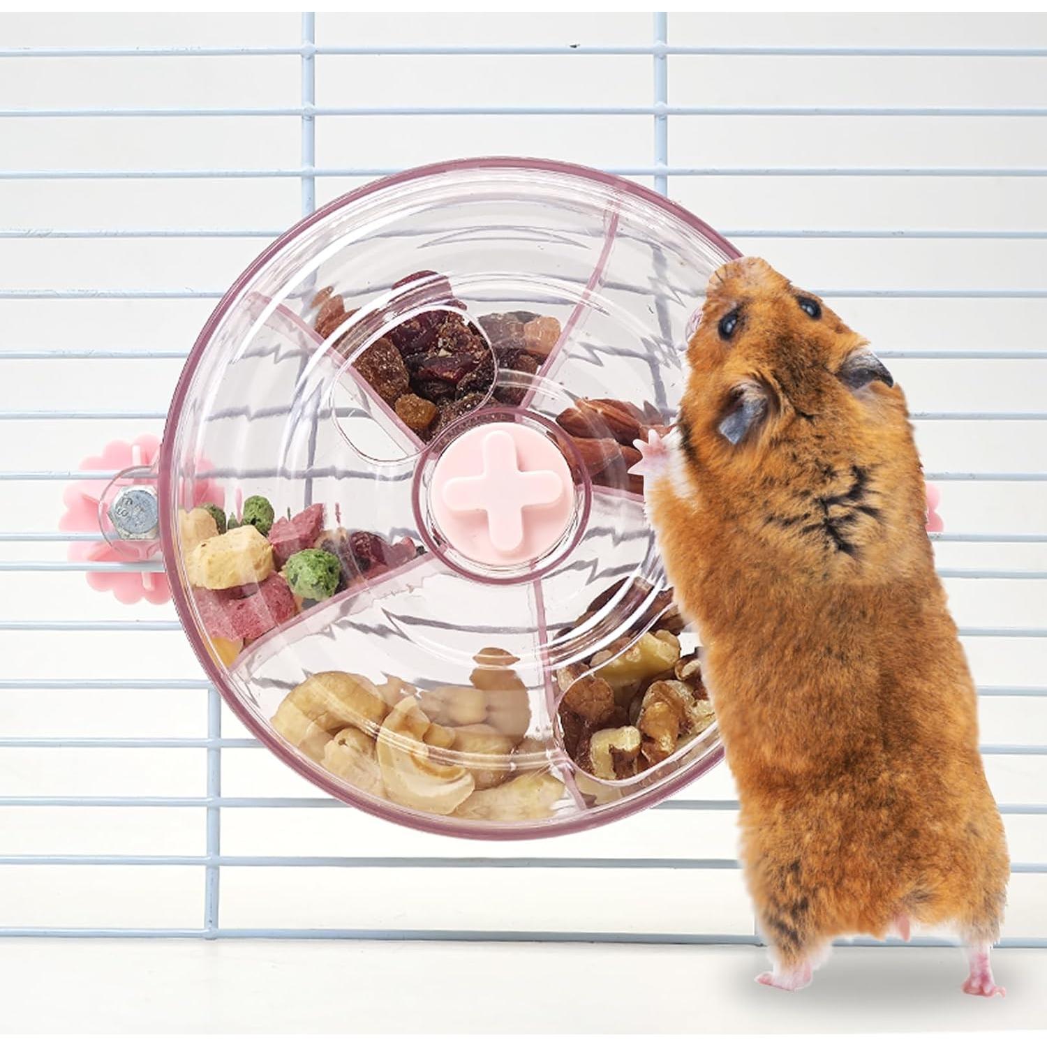 Juguete Interactivo para Ratas VCEPJH Alimentador Lento Rosa