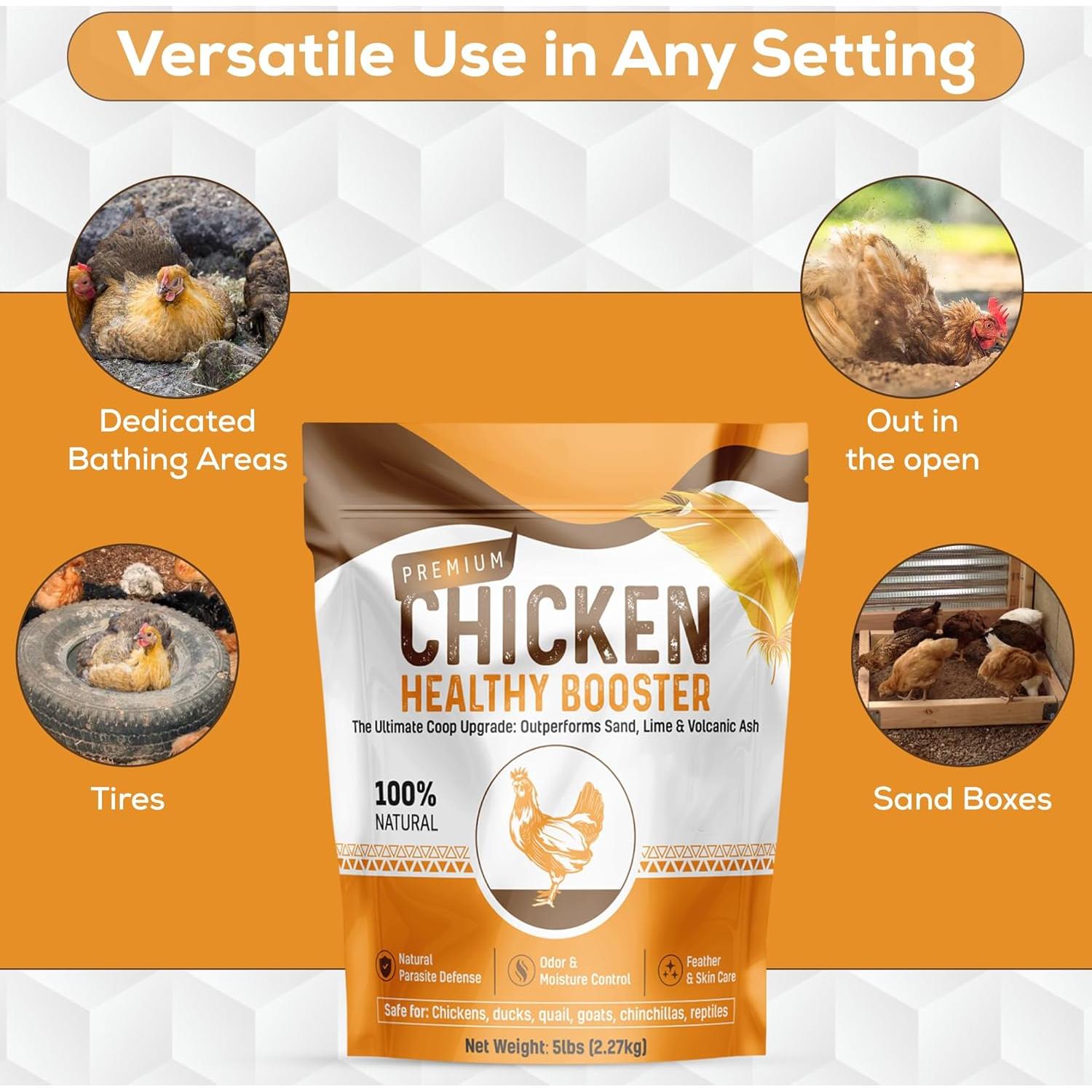 Mezcla de Arena para Baño de Pollo Spanielbuns 2.27 kg