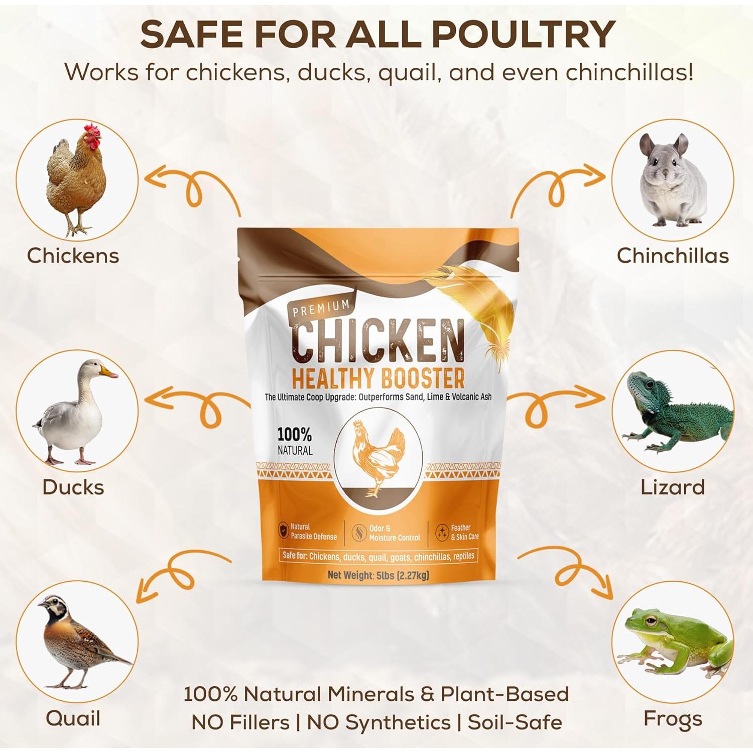 Mezcla de Arena para Baño de Pollo Spanielbuns 2.27 kg