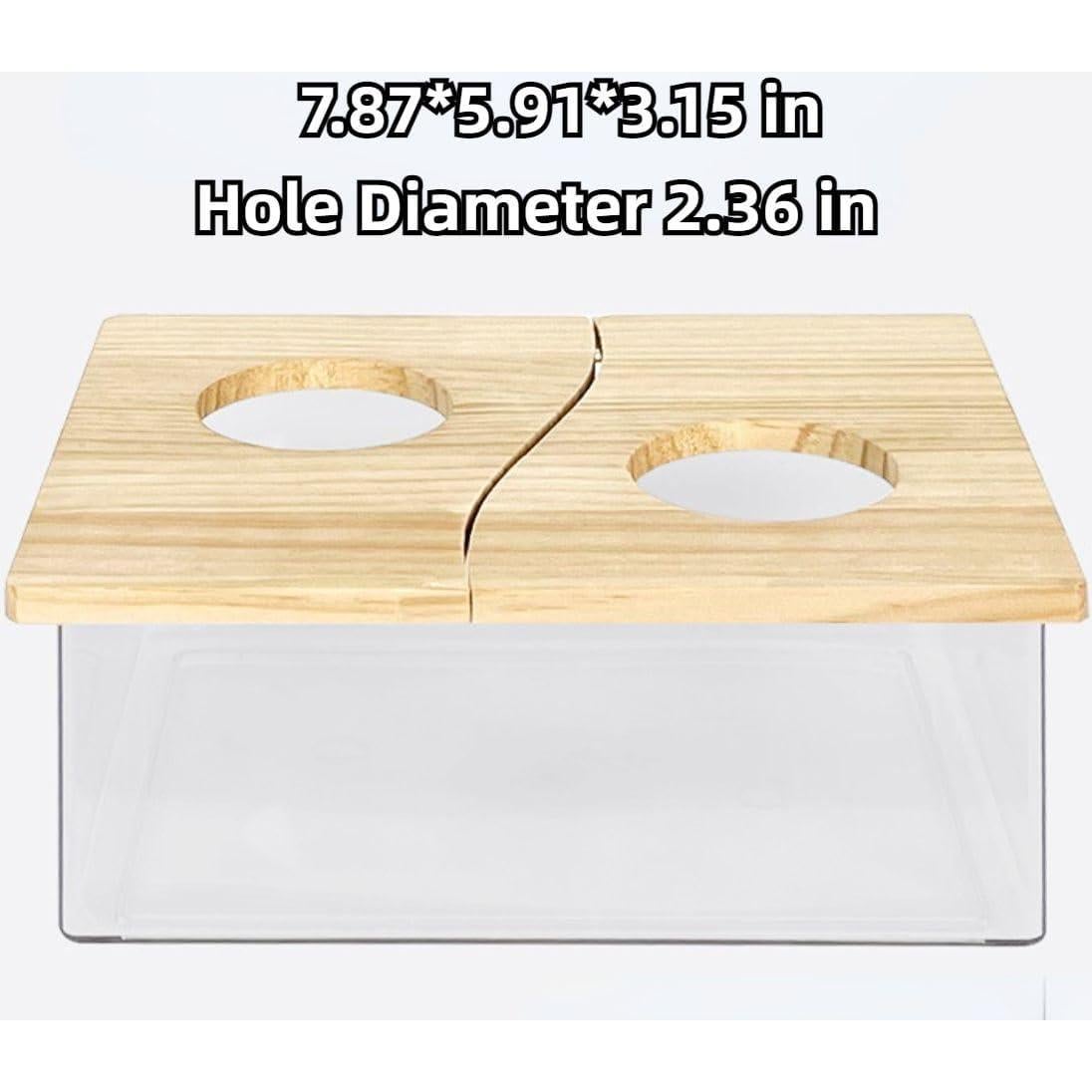 Contenedor de Baño de Arena para Hámster Copfeu 20x15 cm