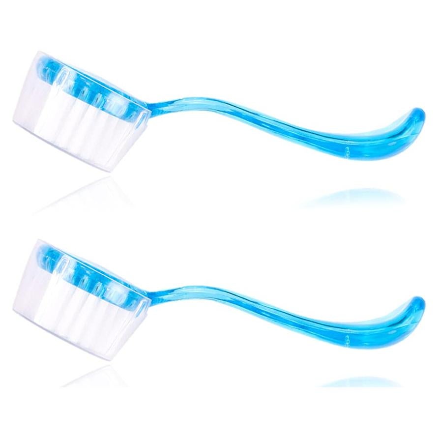 Set de 2 Cepillos de Baño para Mascotas WOLEDOE - Azul