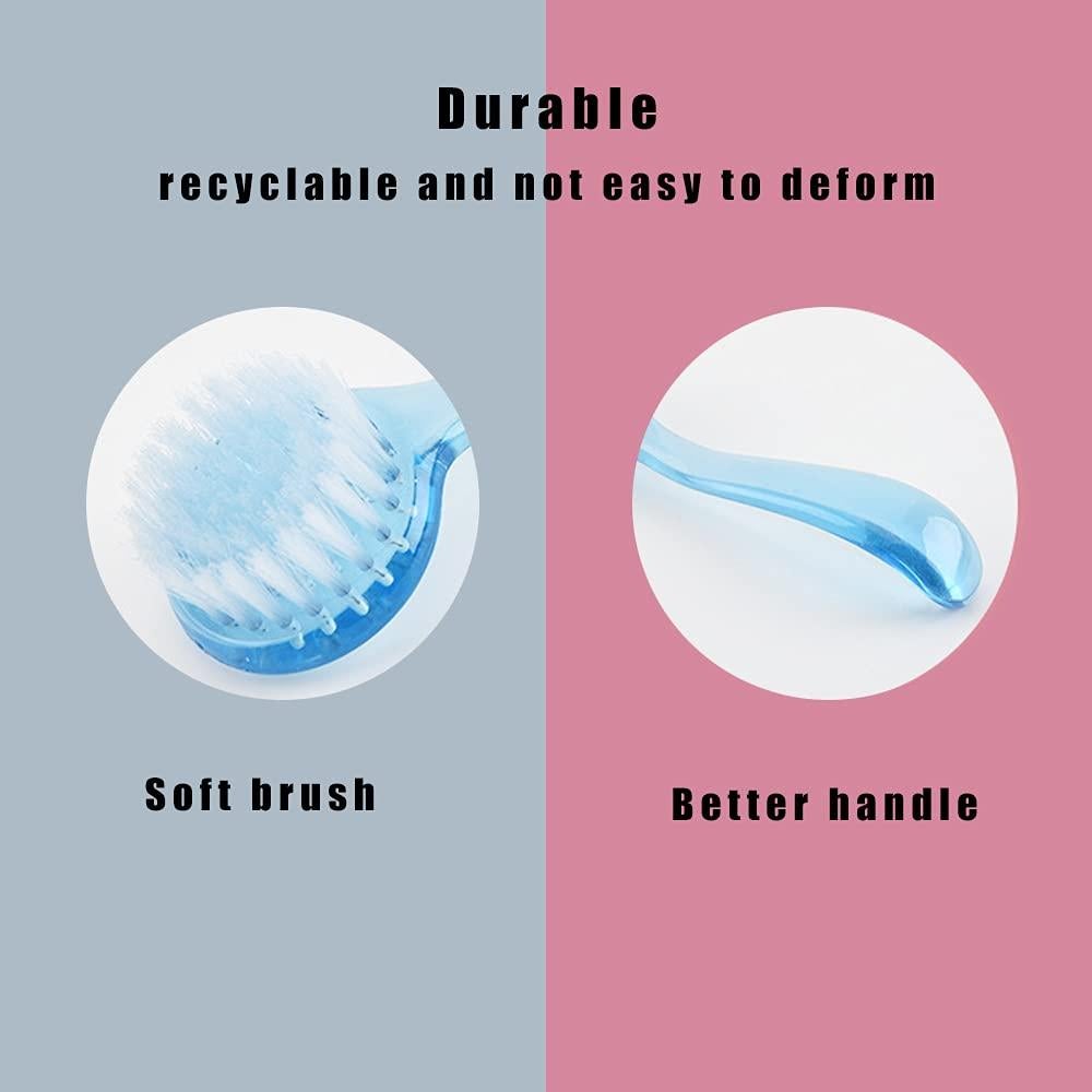 Set de 2 Cepillos de Baño para Mascotas WOLEDOE - Azul