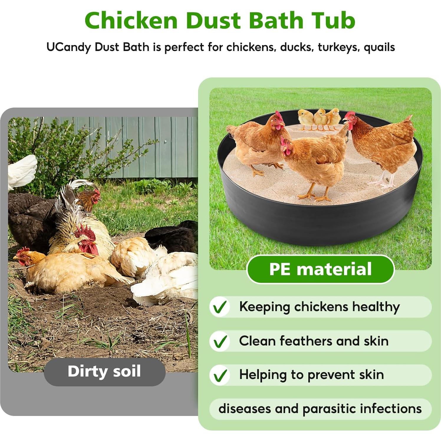 Tina de Baño de Pollo UCandy 101.6 cm Diámetro Sin Fondo