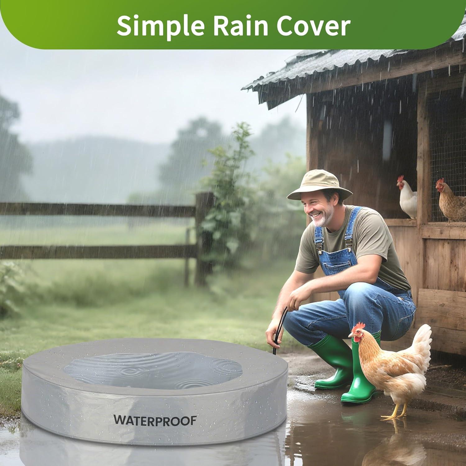 Bañera de Polvo para Pollos Starotatess 81 cm Plegable