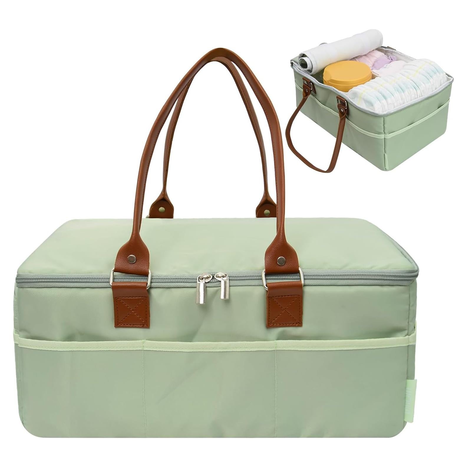 Caddy de Auto Picsthetic para Pañales Verde Impermeable 17.5L