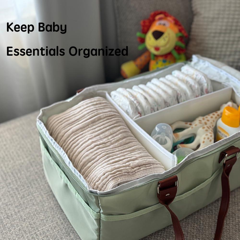 Caddy de Auto Picsthetic para Pañales Verde Impermeable 17.5L