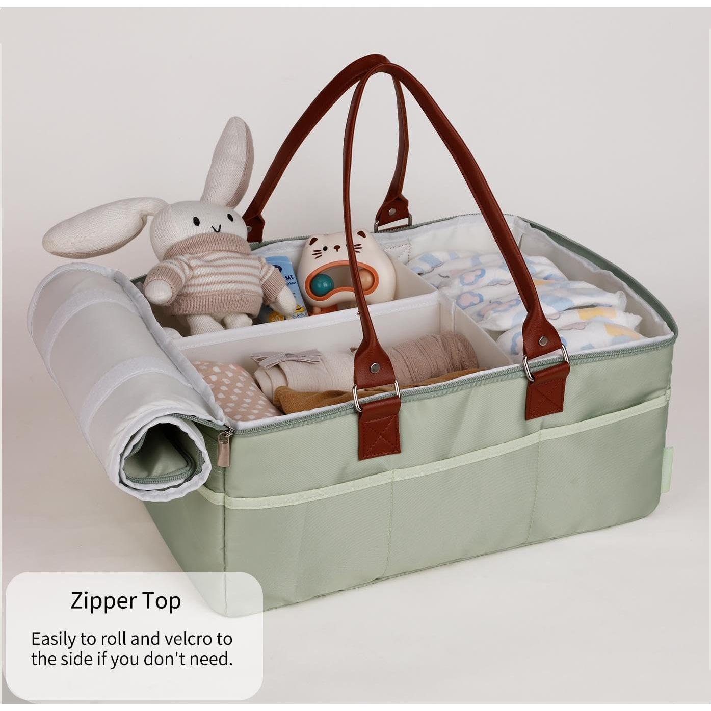 Caddy de Auto Picsthetic para Pañales Verde Impermeable 17.5L