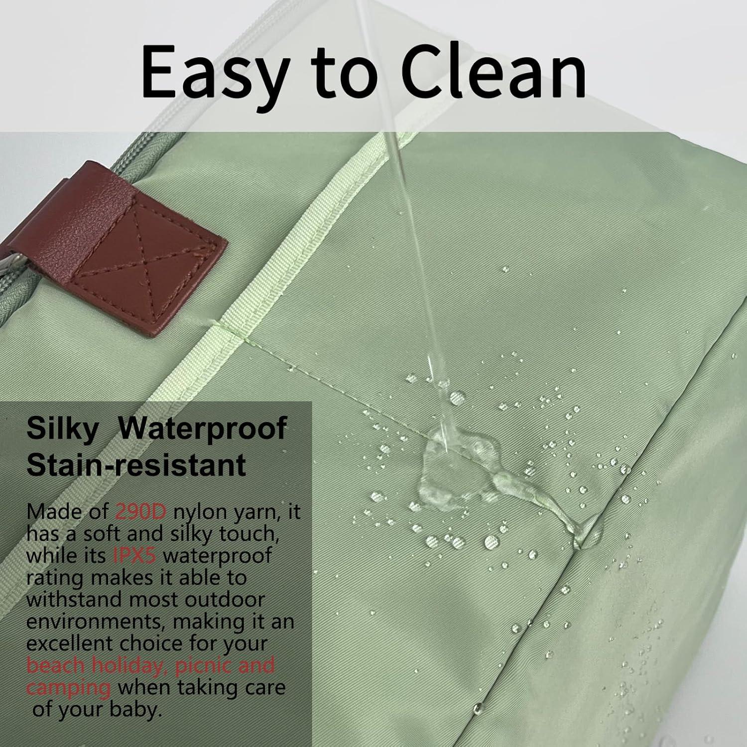 Caddy de Auto Picsthetic para Pañales Verde Impermeable 17.5L