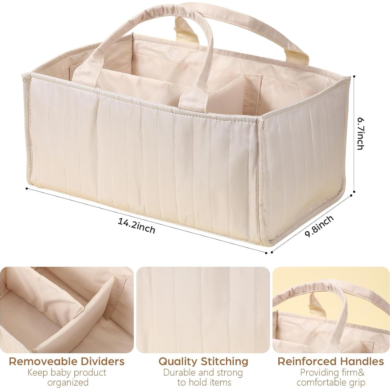 Organizador de Pañales Ripeng 2 Pcs con Asa - Almacenamiento para Bebés