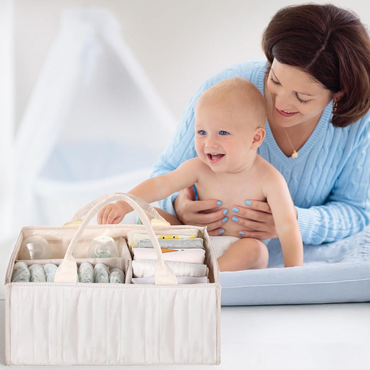 Organizador de Pañales Ripeng 2 Pcs con Asa - Almacenamiento para Bebés