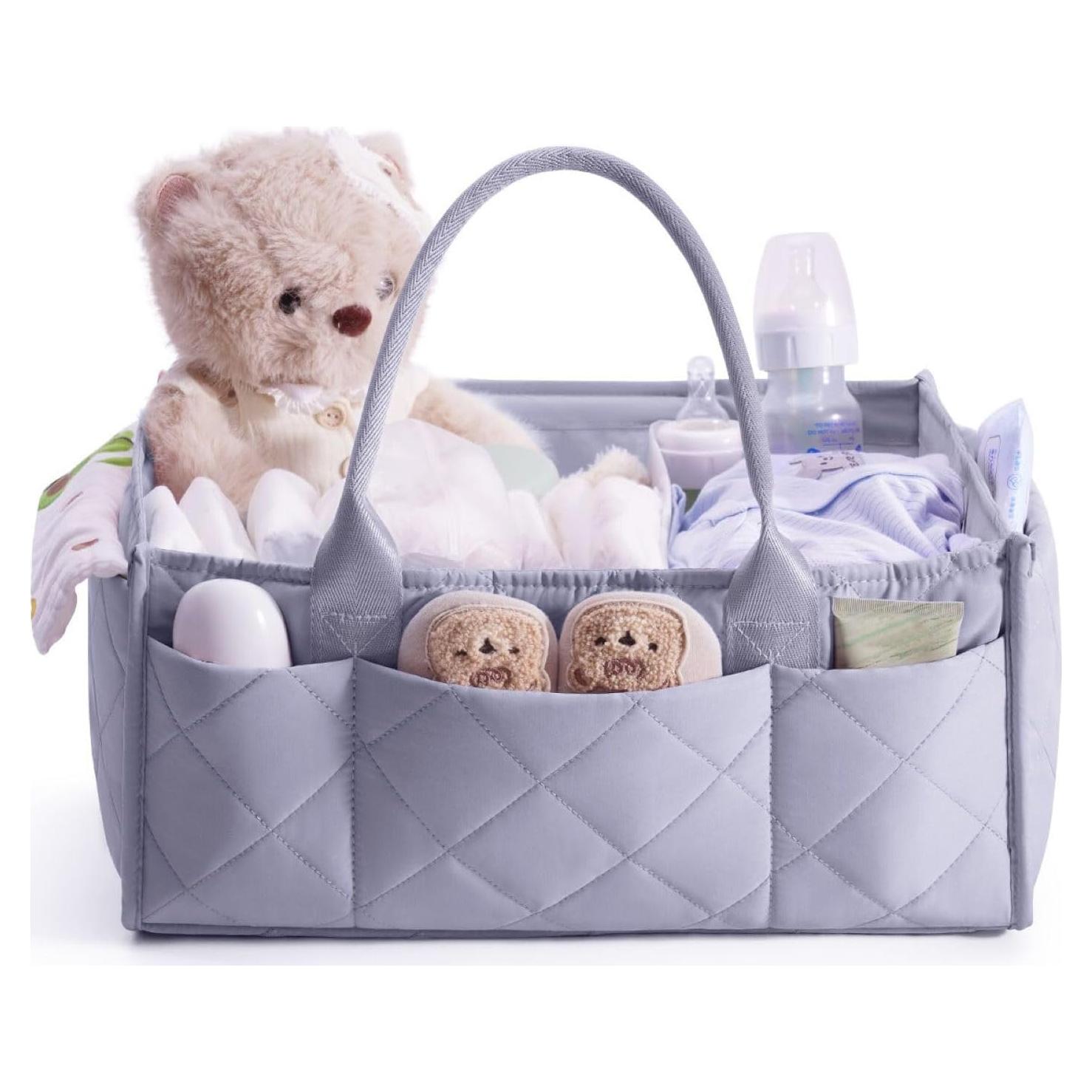 Organizador de Pañales CEI-CEI Gris 15L Portátil y Plegable