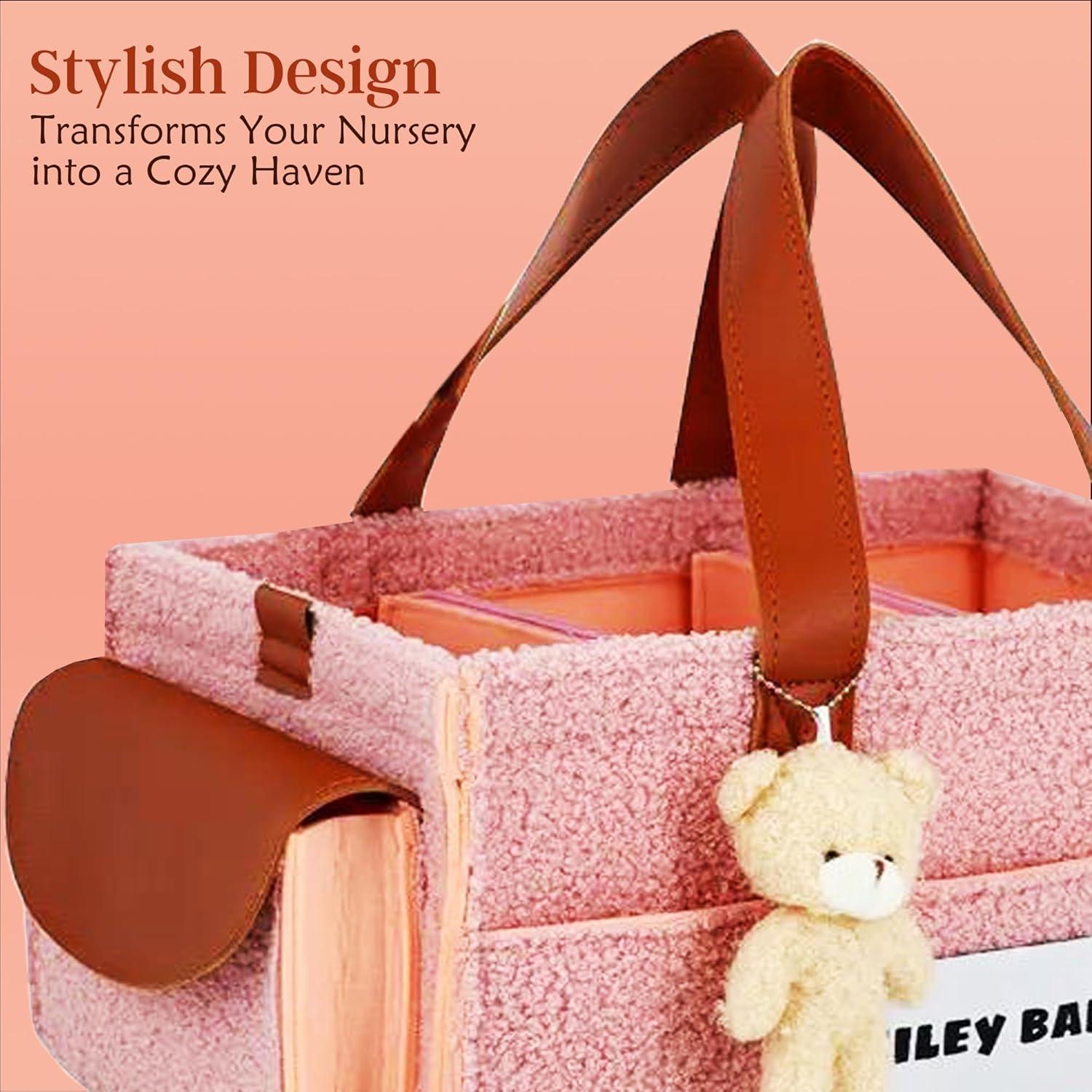 Caddy Organizador de Pañales SMILEY BABY - 39.2x25.6x20.3 cm