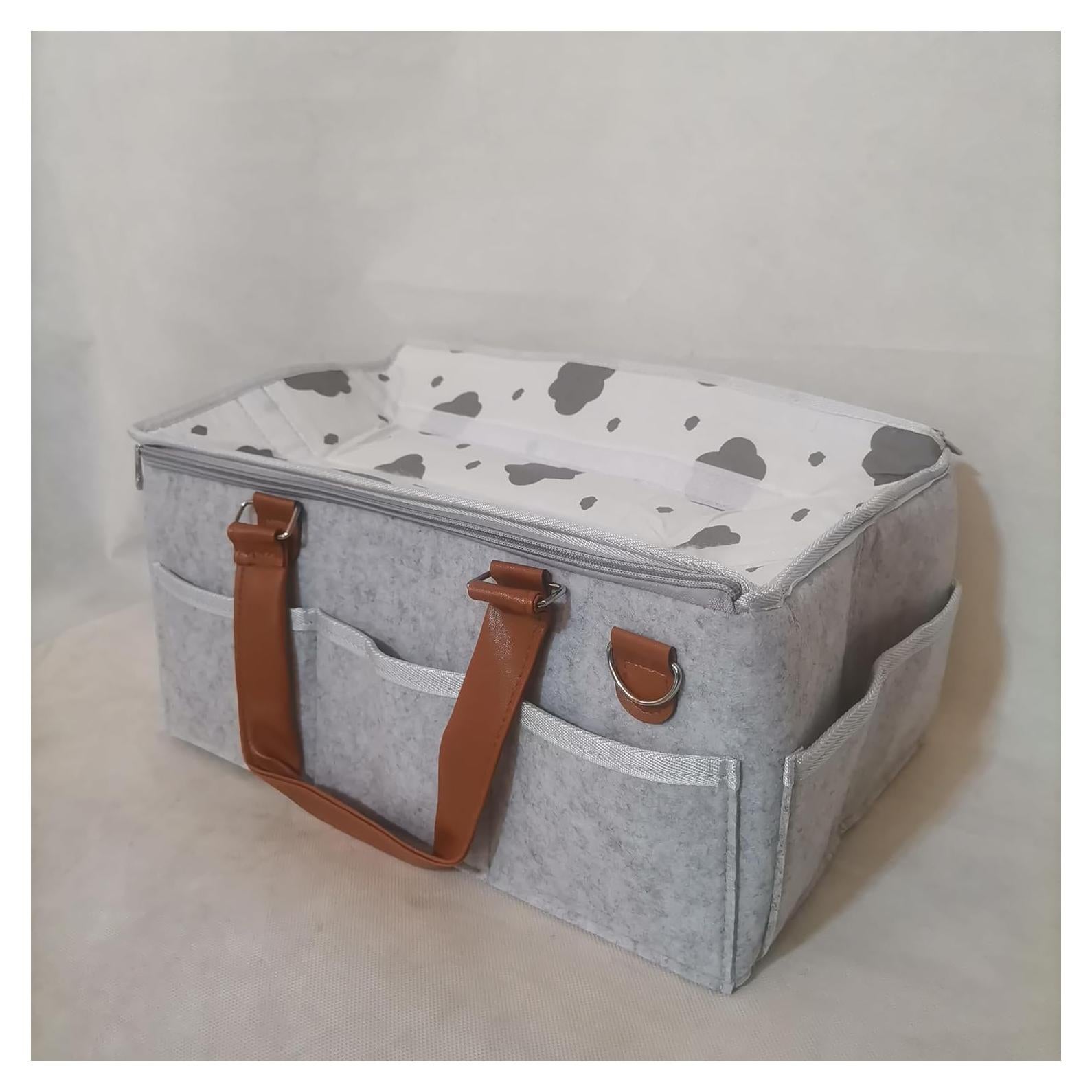 Cesta de Pañales Souzou con Tapa, Organizador para Bebés