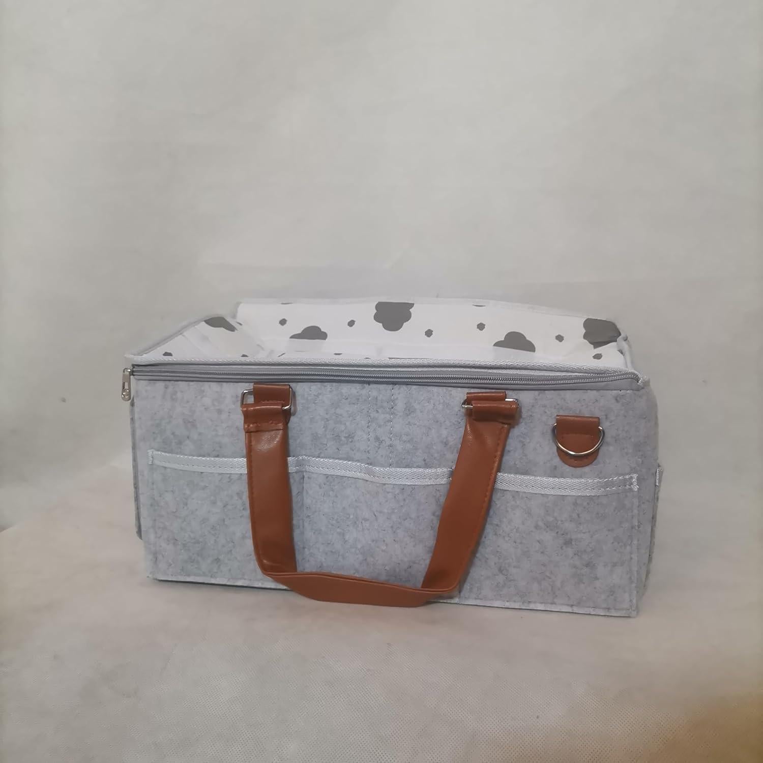 Cesta de Pañales Souzou con Tapa, Organizador para Bebés