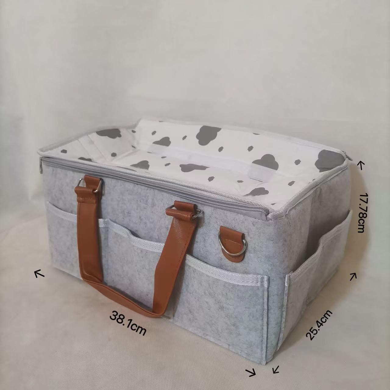 Cesta de Pañales Souzou con Tapa, Organizador para Bebés