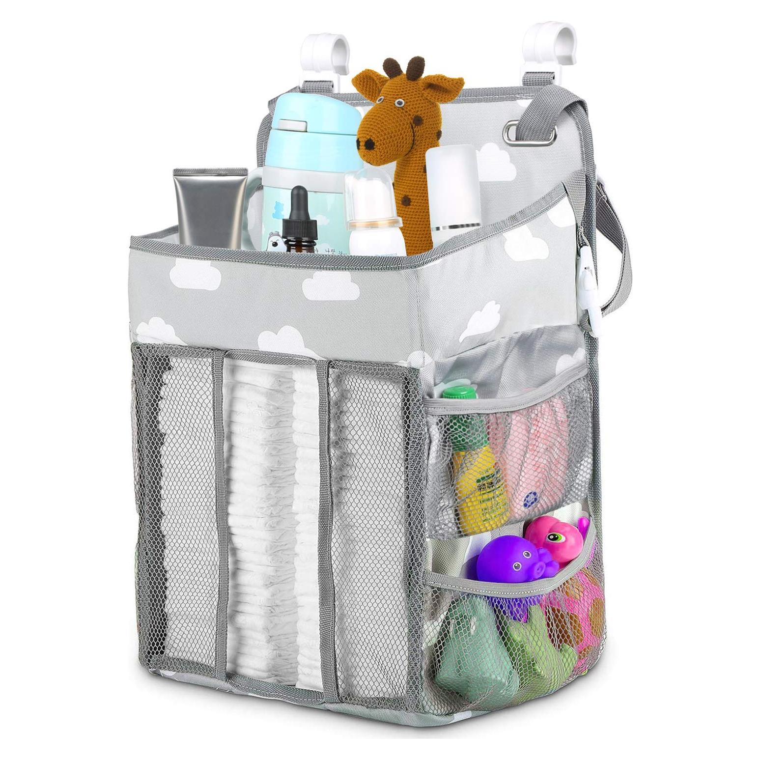 Caddy Colgante para Pañales Jocabo - Gris, 4 Compartimentos