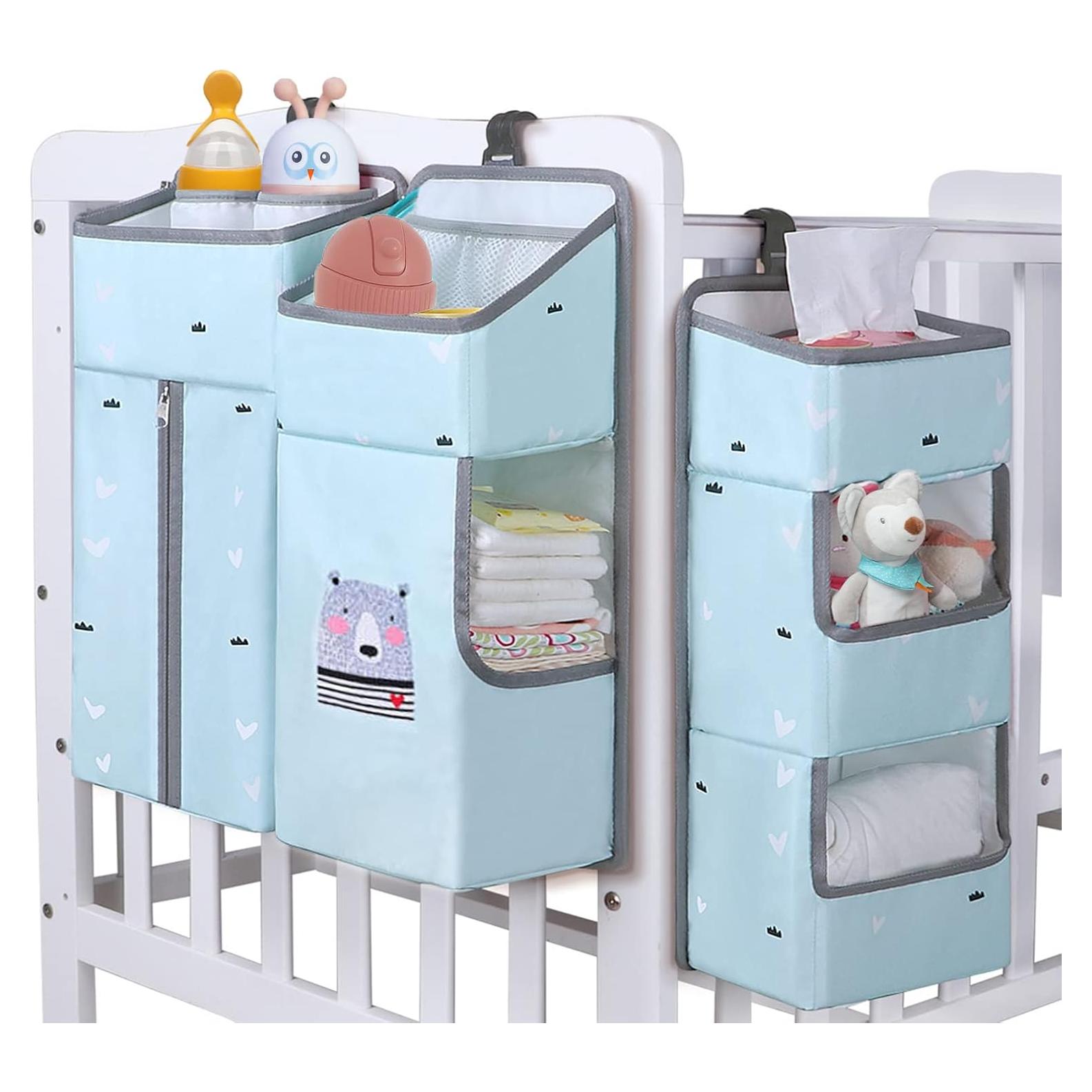 Organizador de Pañales Colgante TOCKONIMN Azul Cielo 3 en 1