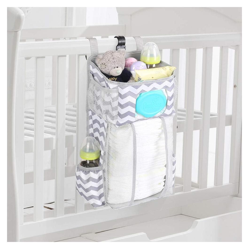 Caddy de Pañales Colgante TOFOAN Gris Ripple 44.5x23x16cm