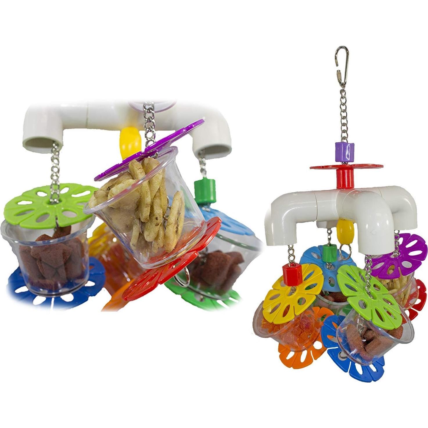 Forrajero Móvil Exotic Nutrition para Aves y Mascotas 30 cm