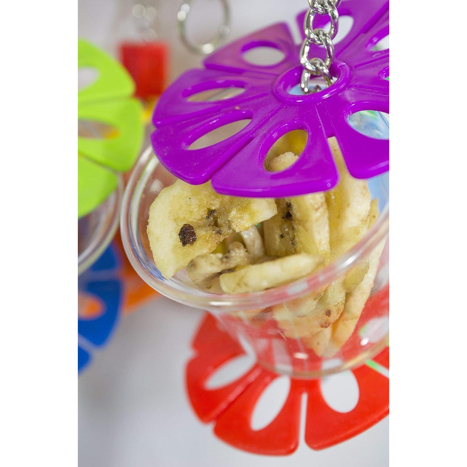 Forrajero Móvil Exotic Nutrition para Aves y Mascotas 30 cm