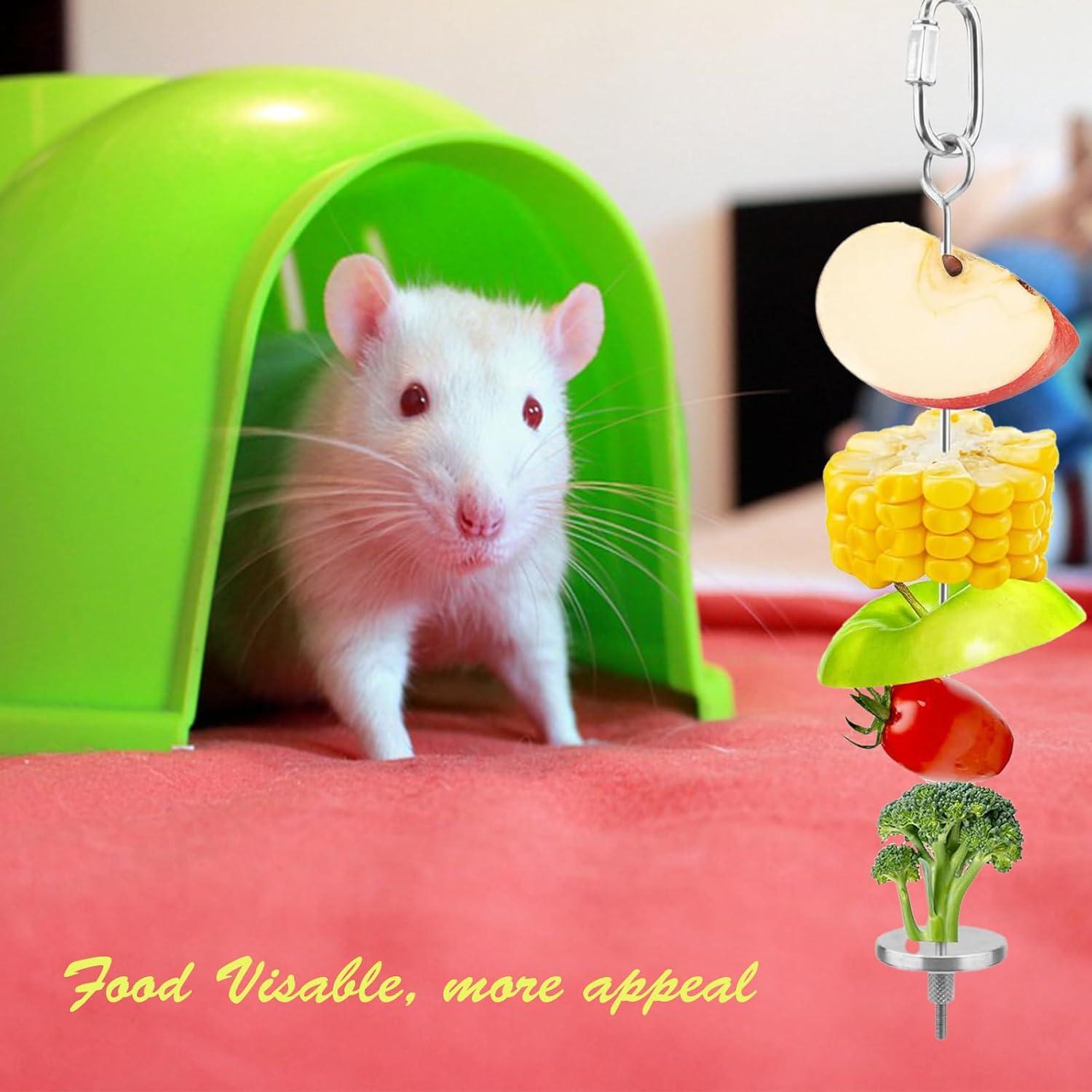 Soporte de Comida Colgante Cosyseek para Roedores 22.86cm