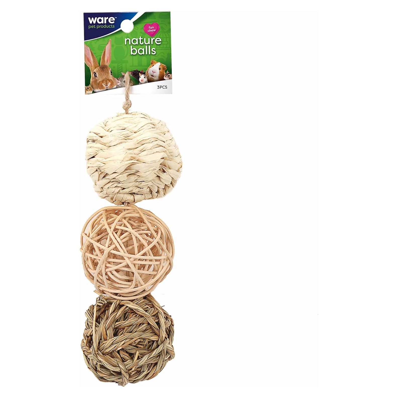 Bolas de Masticar para Mascotas Pequeñas Ware 3 Unidades