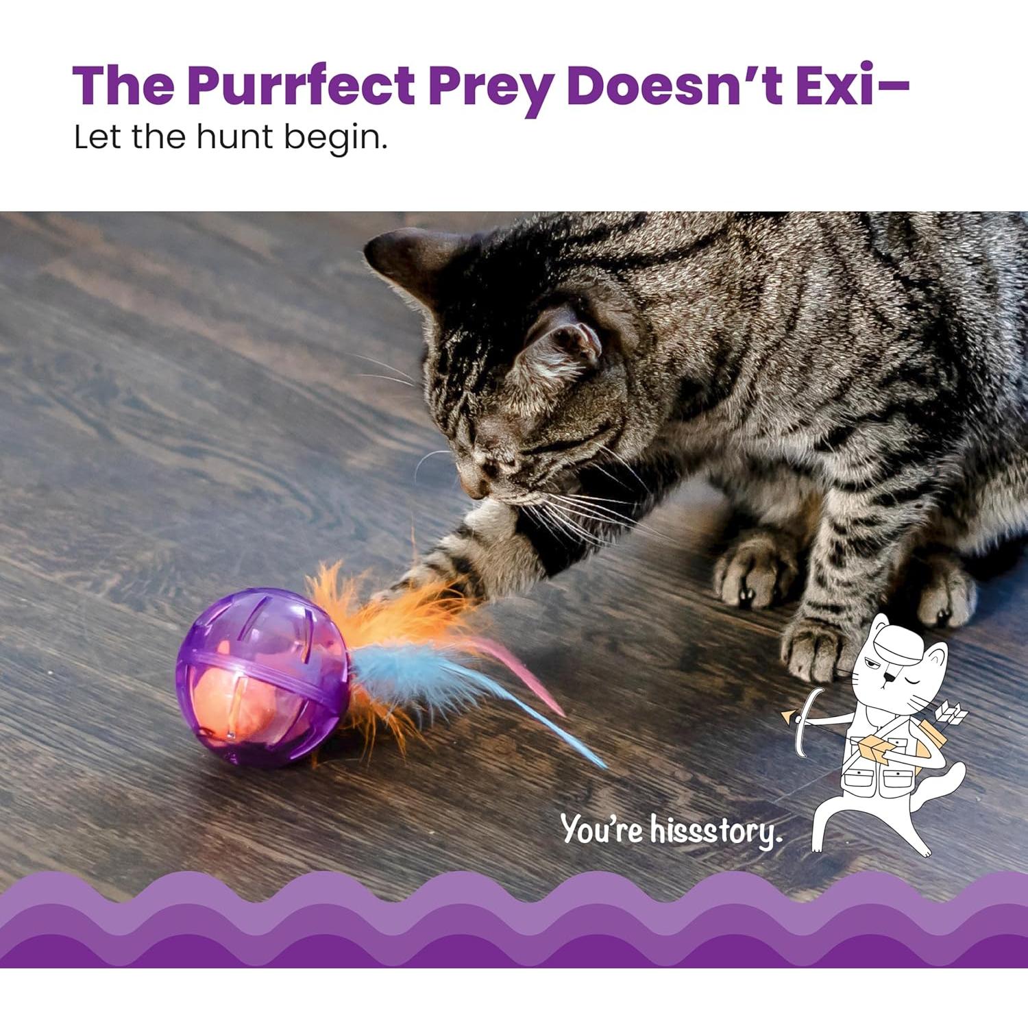 Juguete Interactivo para Gatos Catstages con Dispensador de Golosinas y Hámster de Peluche