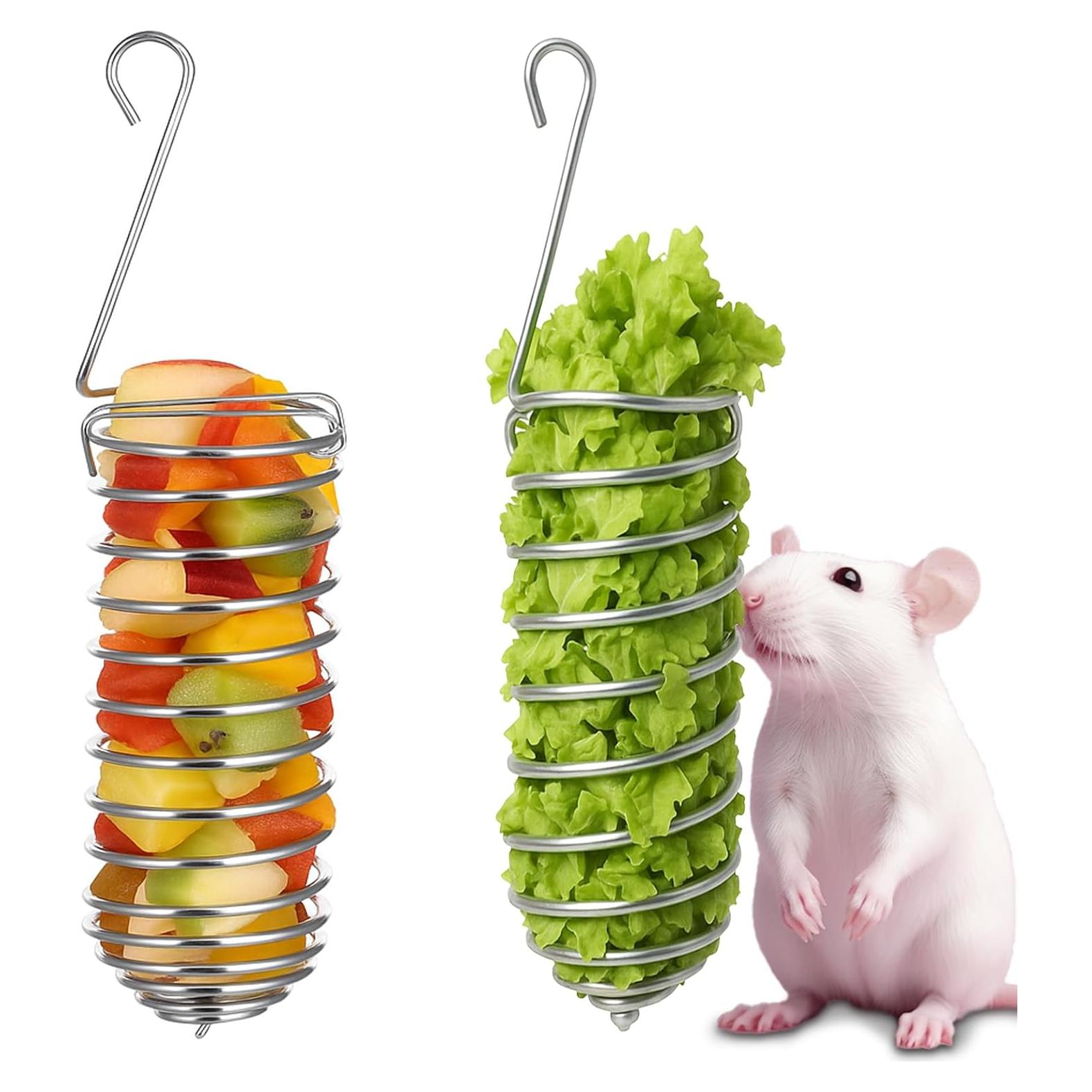 2 Piezas Juguetes de Enriquecimiento para Ratas Hpmjz Acero Inoxidable