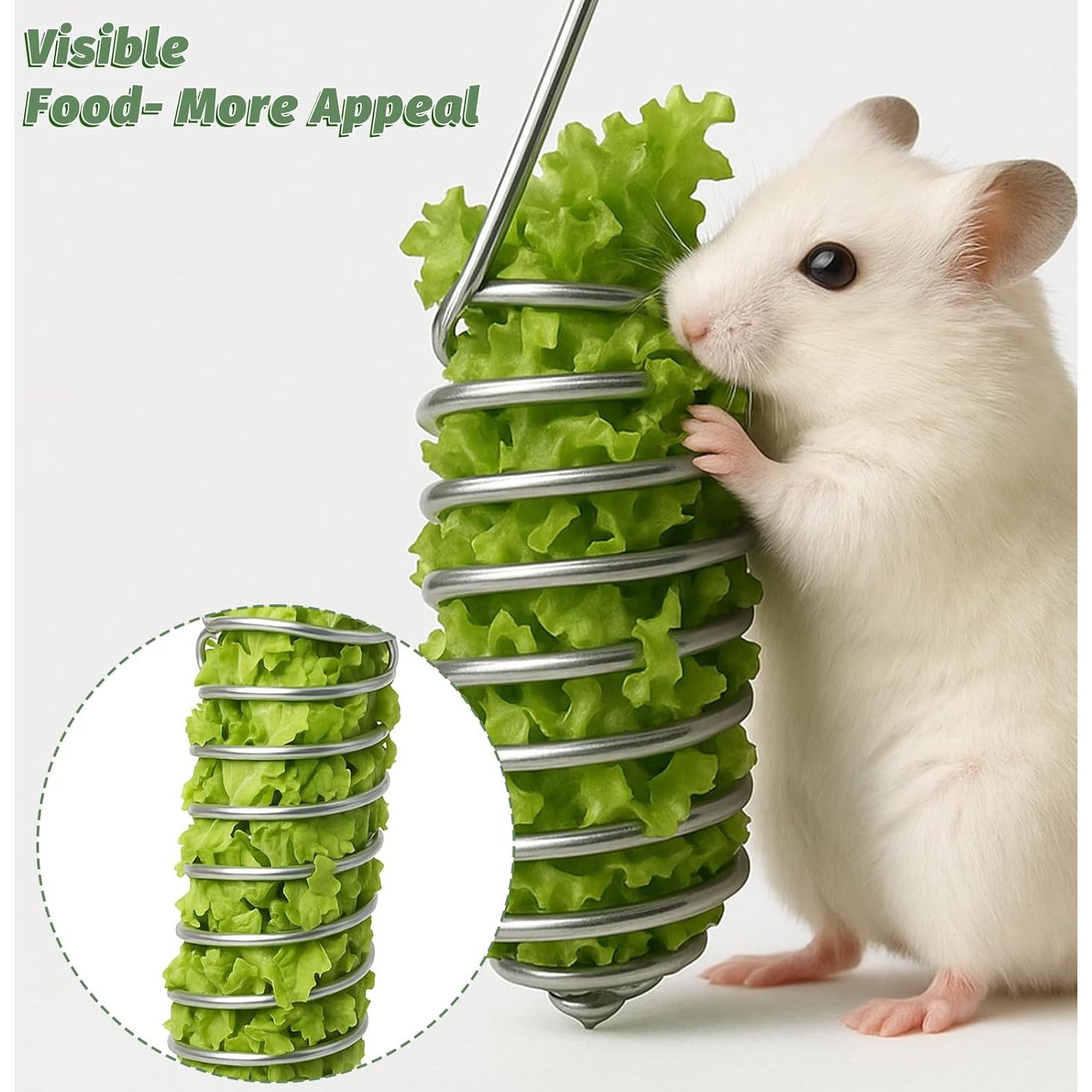 2 Piezas Juguetes de Enriquecimiento para Ratas Hpmjz Acero Inoxidable