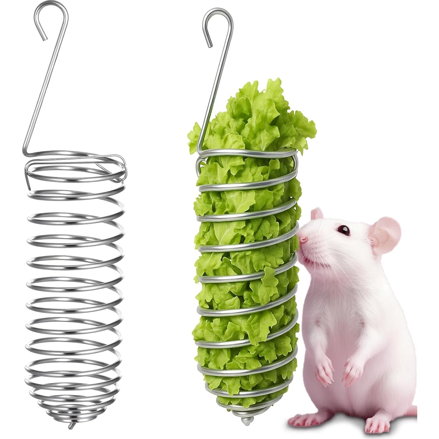 2 Piezas Juguetes de Enriquecimiento para Ratas Hpmjz Acero Inoxidable