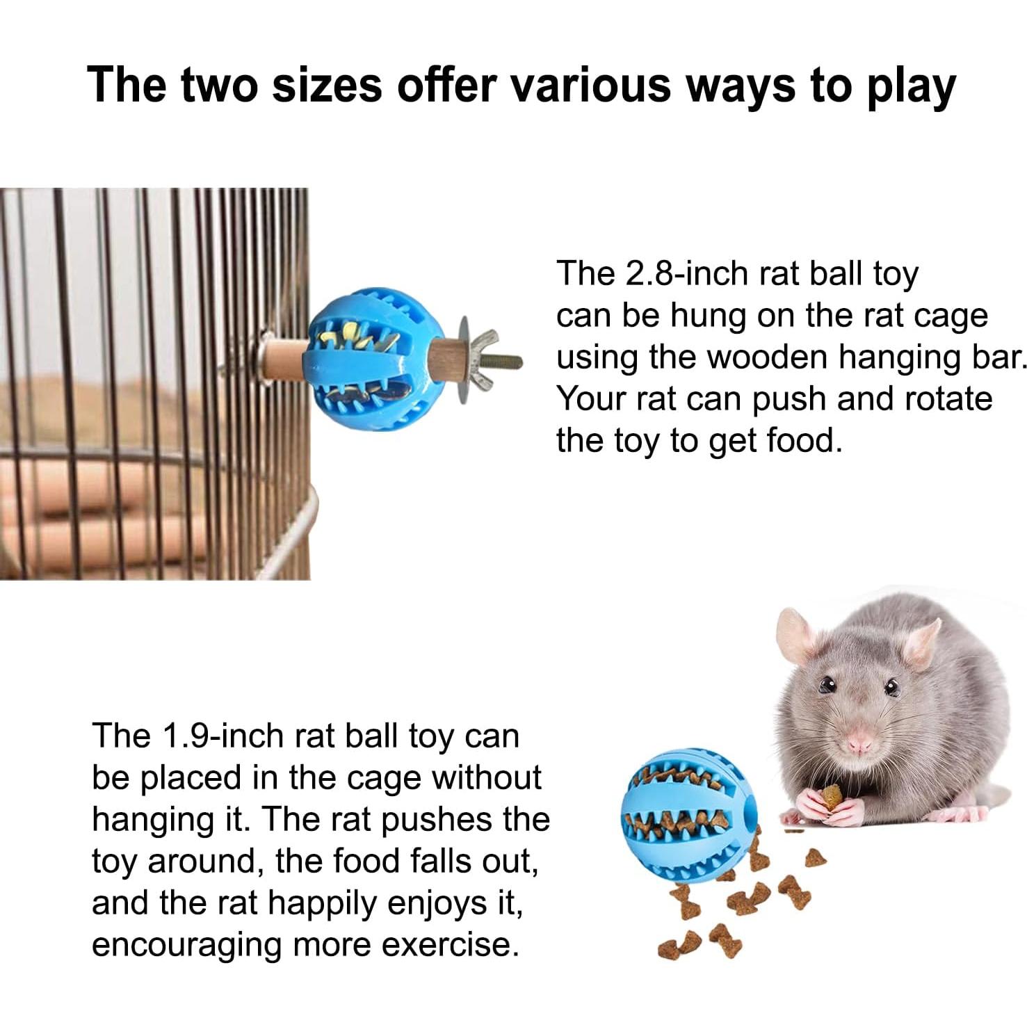 Juguetes de Enriquecimiento para Ratas ENCC - 2 Piezas