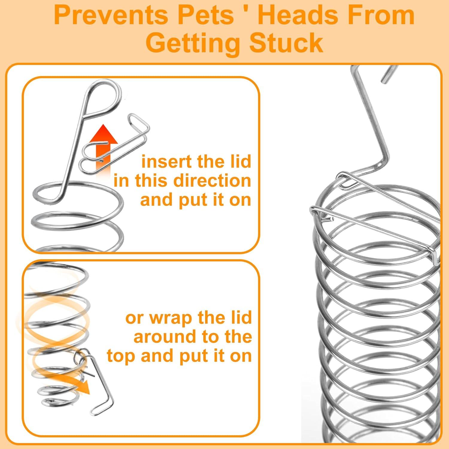 2 Juguetes de Enriquecimiento para Ratas Aeloer, Acero Inoxidable