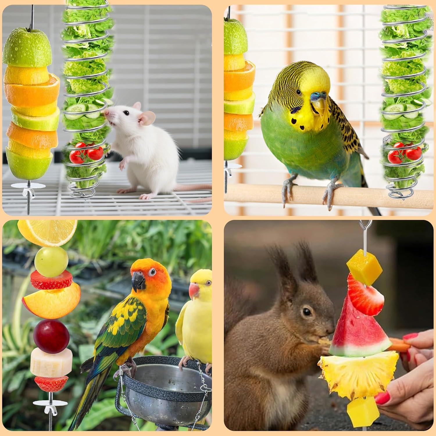 2 Juguetes de Enriquecimiento para Ratas Aeloer, Acero Inoxidable