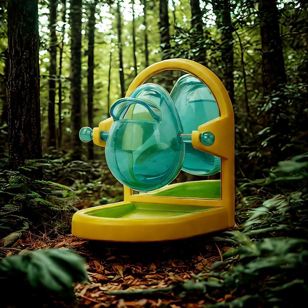 Juguete de Forrajeo Rotativo Kcrygogo para Aves y Hámsters