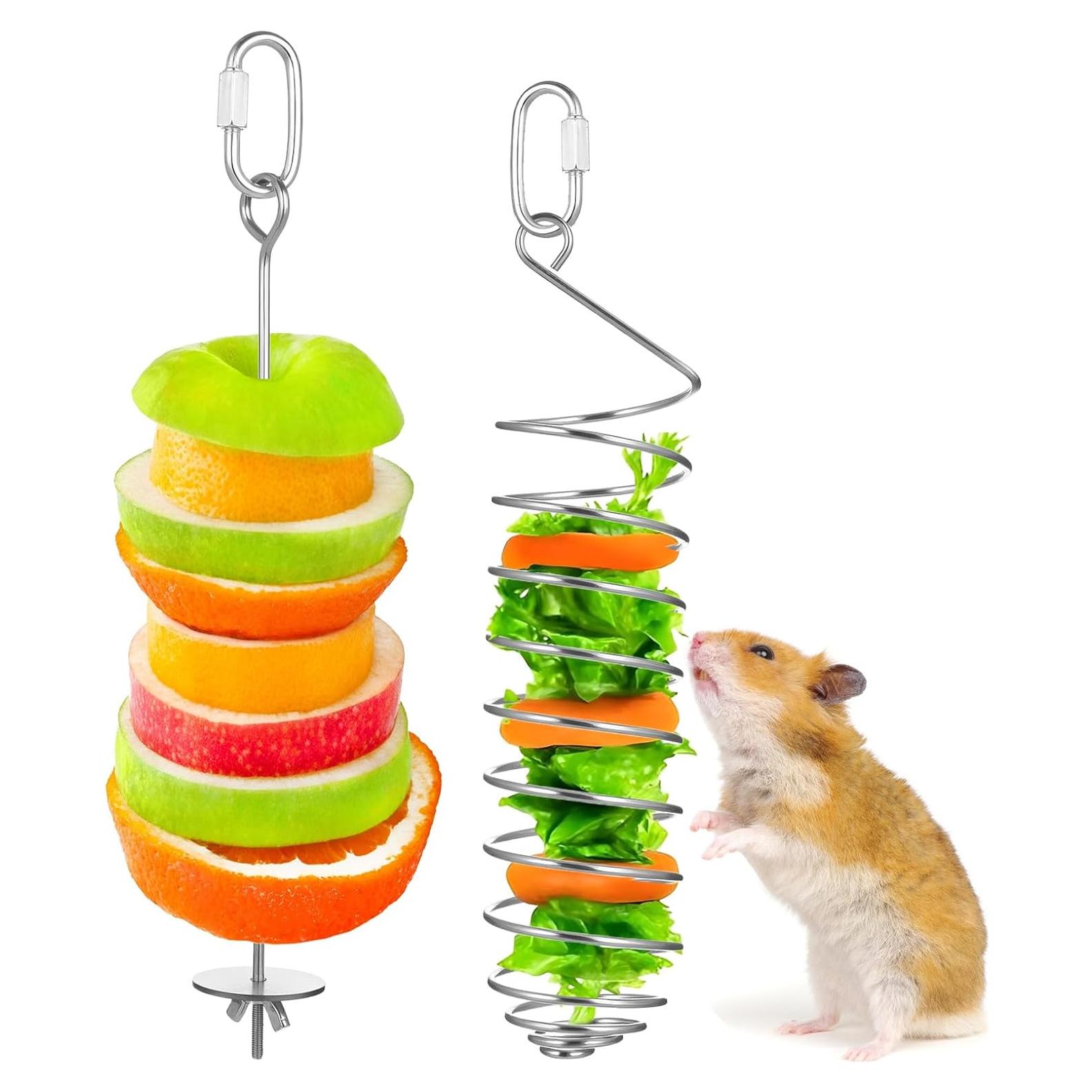 Juguetes de Enriquecimiento para Ratas Prasacco 2 Pcs Acero Inoxidable