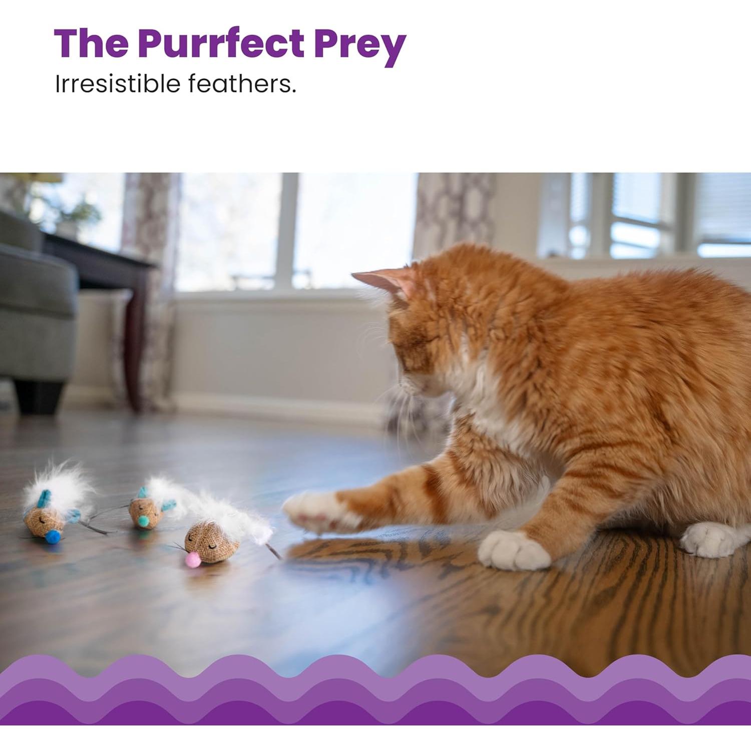 Juguete para Gatos Catstages Mousin' Around 3 Dispensadores