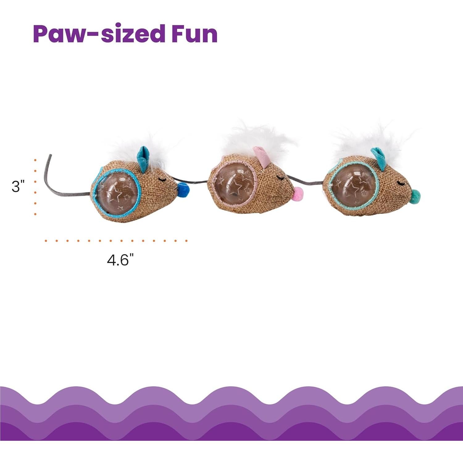 Juguete para Gatos Catstages Mousin' Around 3 Dispensadores