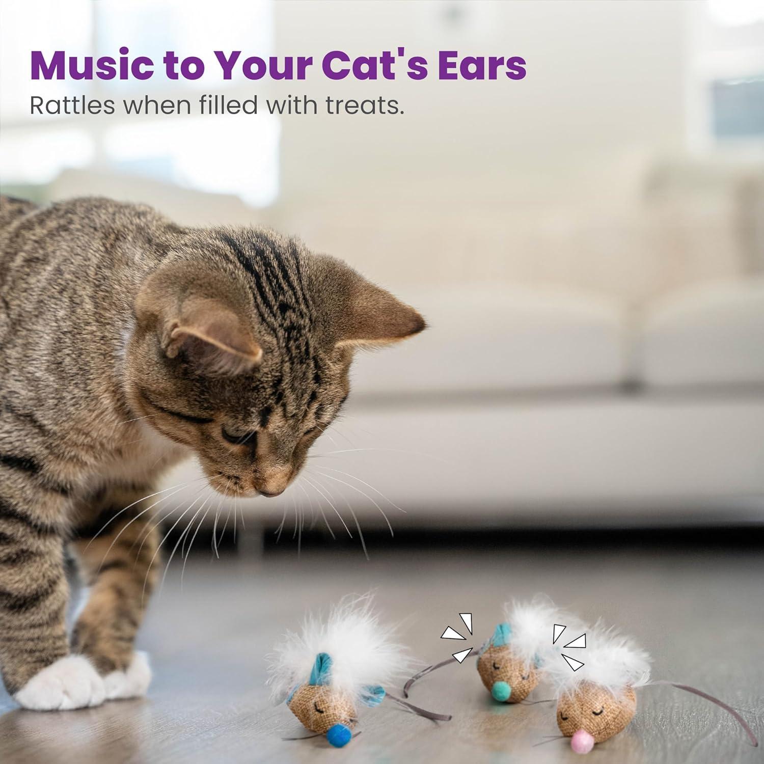 Juguete para Gatos Catstages Mousin' Around 3 Dispensadores