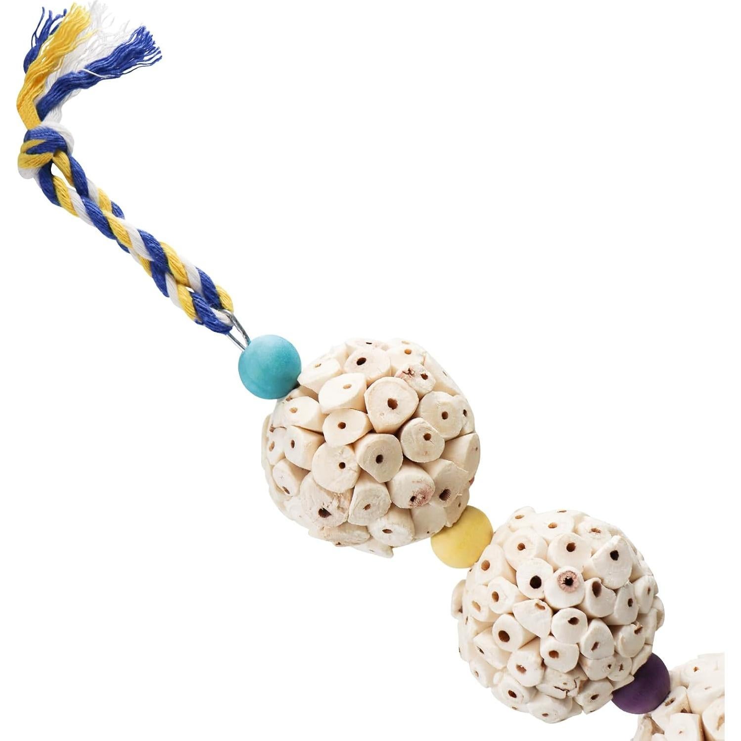 Juguete para Masticar Aves Jinkoozz con Campana 56 cm