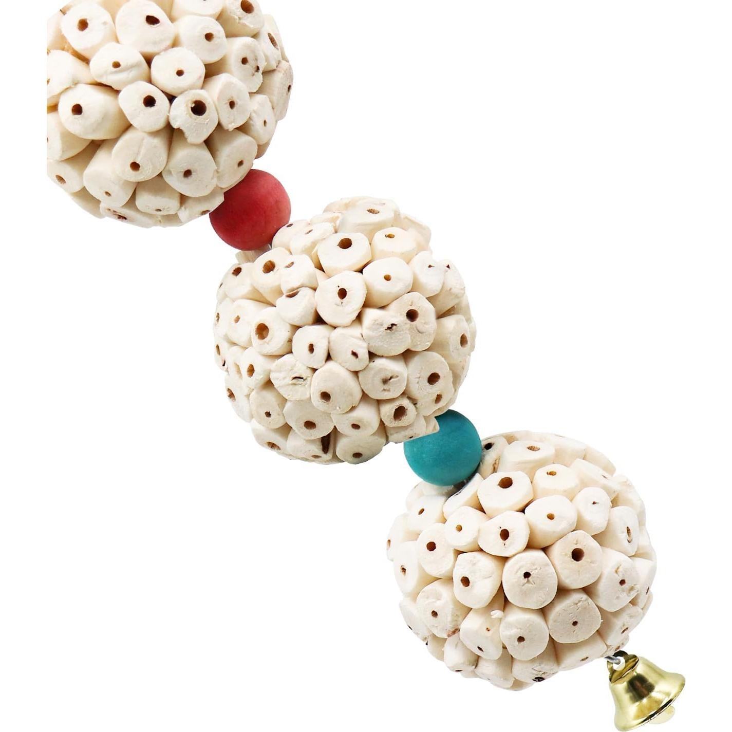 Juguete para Masticar Aves Jinkoozz con Campana 56 cm