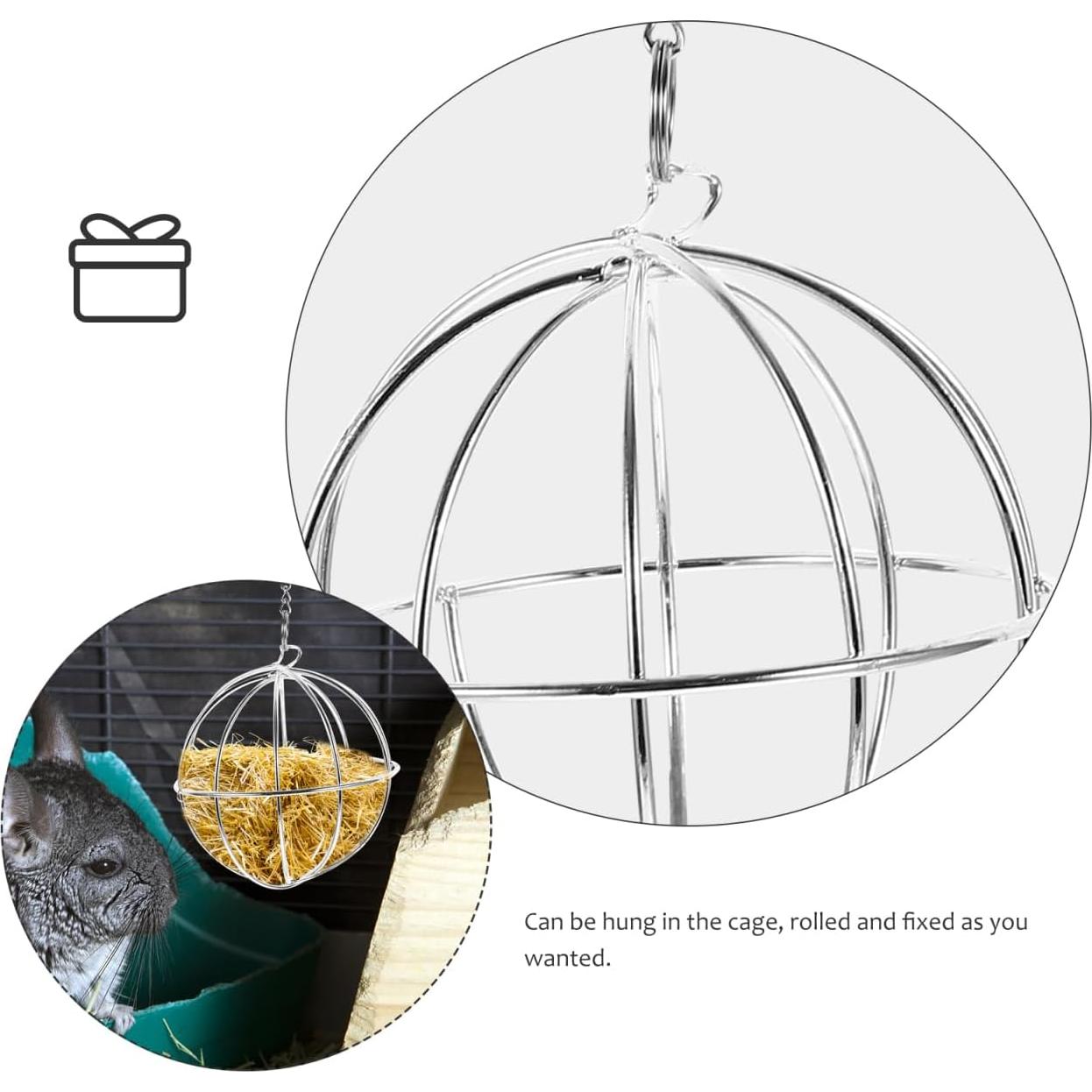 Dispensador de Heno Balacoo para Conejos y Chinchillas 21cm