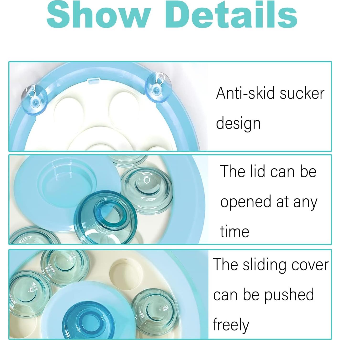 Dispensador de Golosinas para Conejos Kathson 22.5 cm Azul