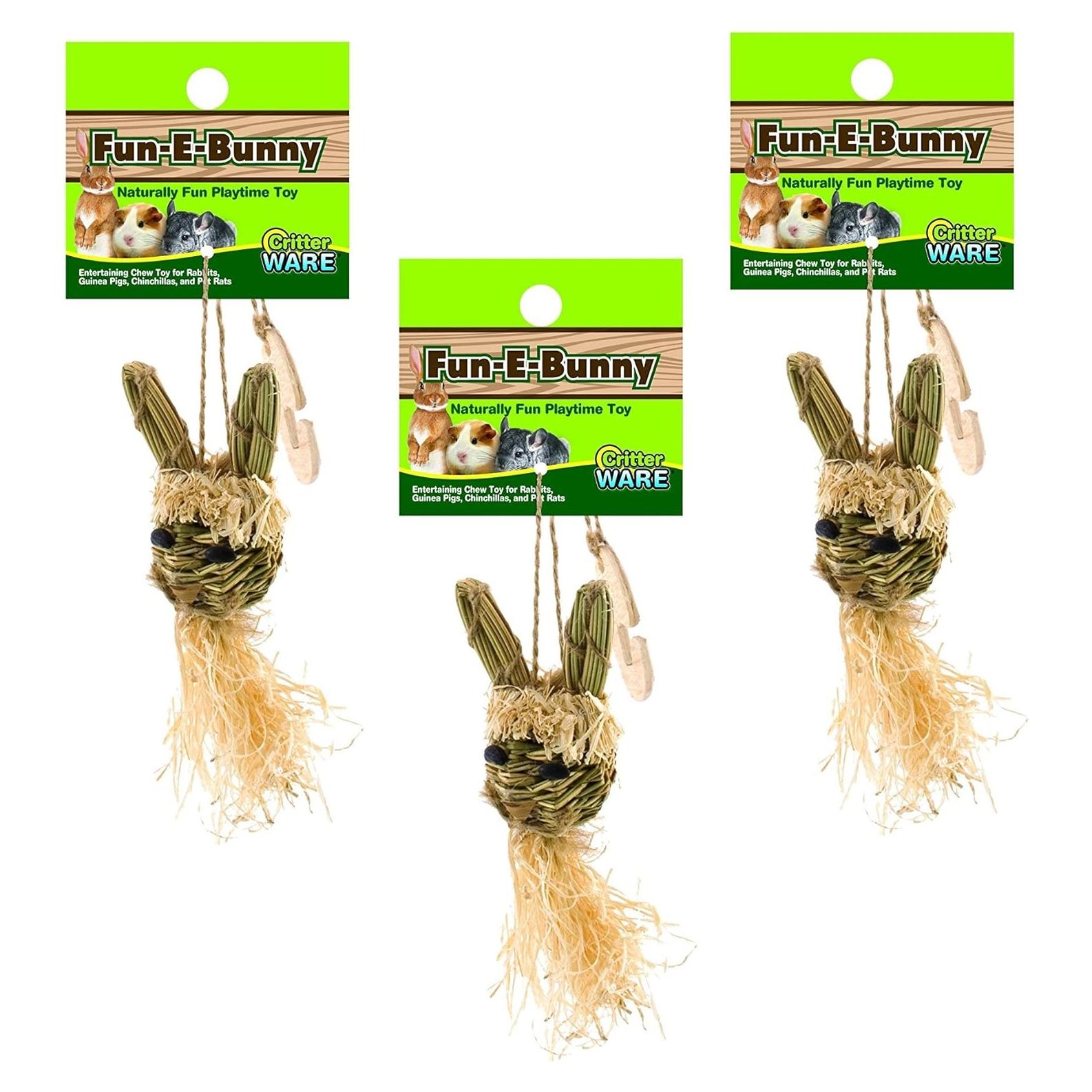 Juguetes Masticables Naturales Fun-E-Bunny Ware 3 Pzas