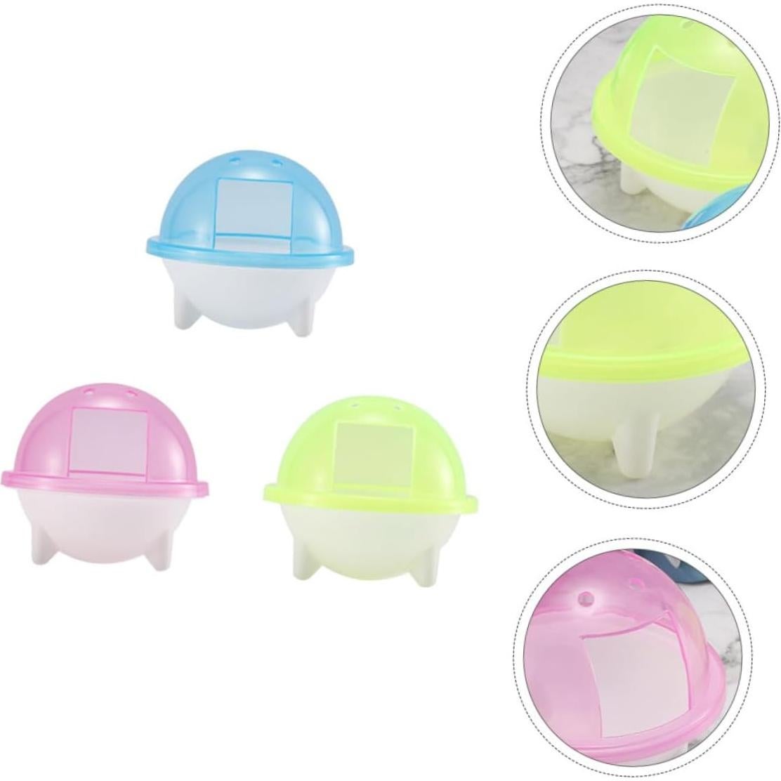 Baño para Hámster HANABASS 3 Piezas Diseño Espacial