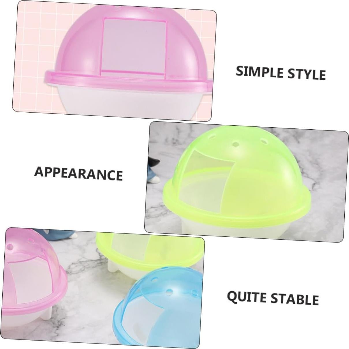 Baño para Hámster HANABASS 3 Piezas Diseño Espacial