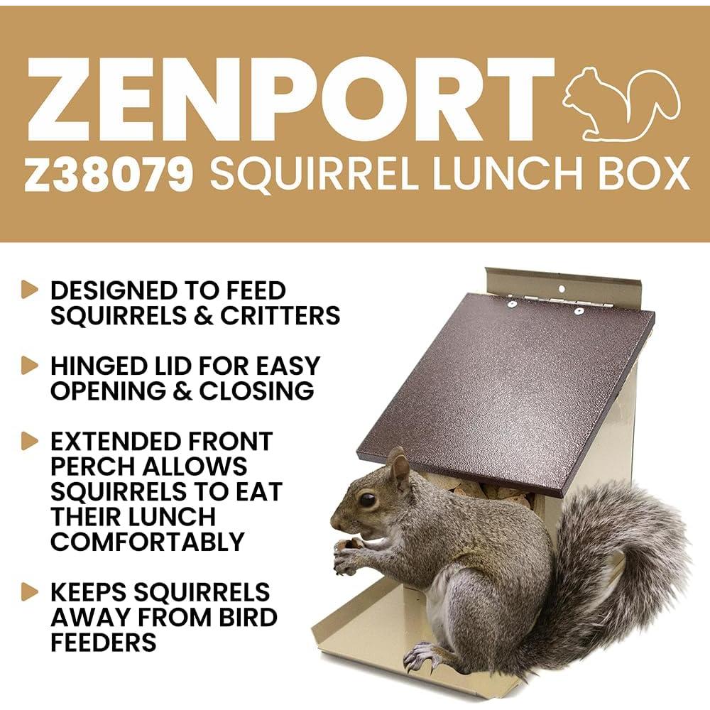 Caja de Almuerzo para Ardillas Zenport Z38079 - Beige 30.5x25.4 cm