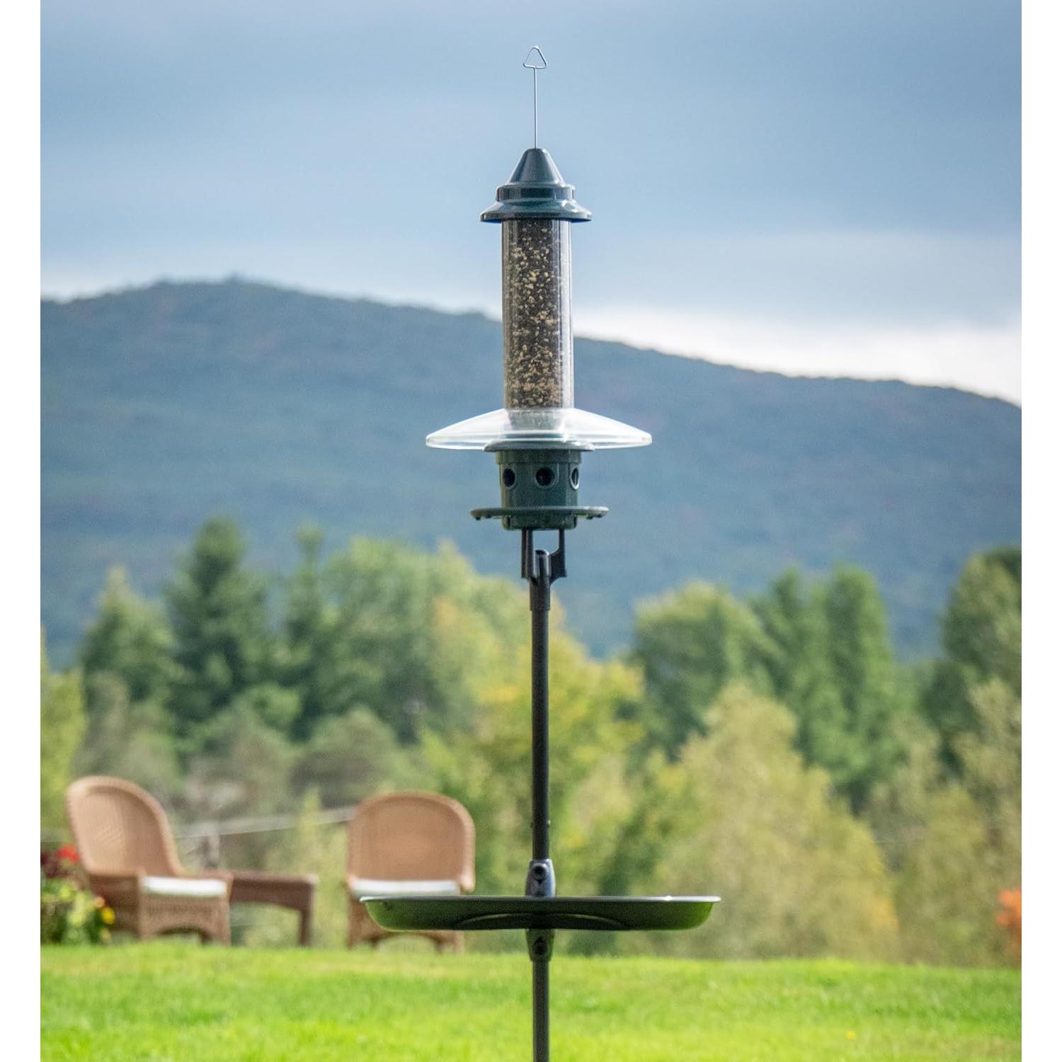 Alimentador de Aves Brome Squirrel Buster Plus con Poste