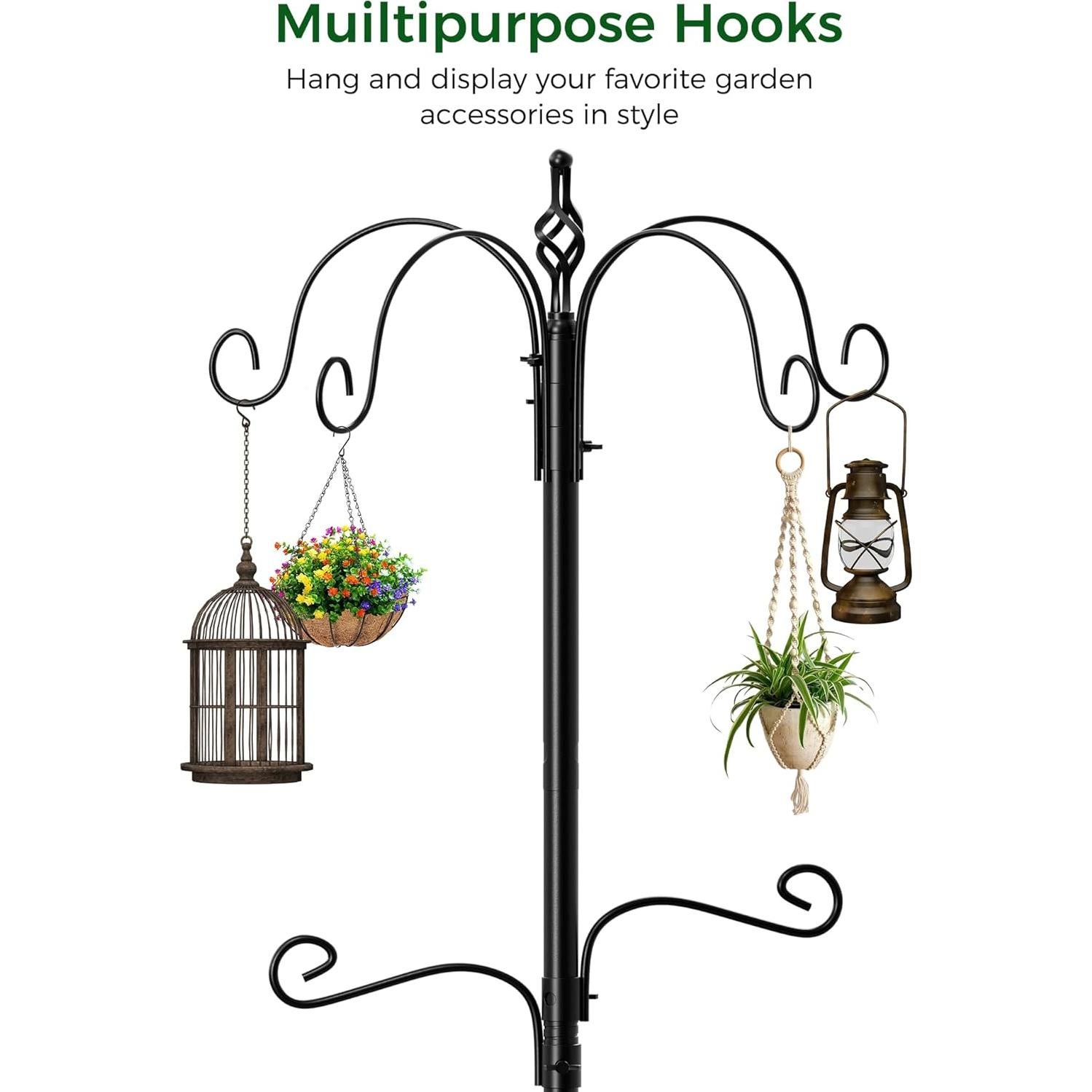 Estación de Alimentación de Aves Boostool 238.76 cm con Baffle